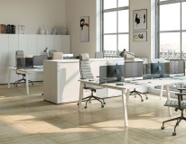 Мебель для персонала LAVORO, система bench, А-опоры