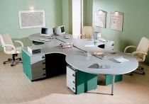 Мебель для персонала NET, коллективное рабочее место